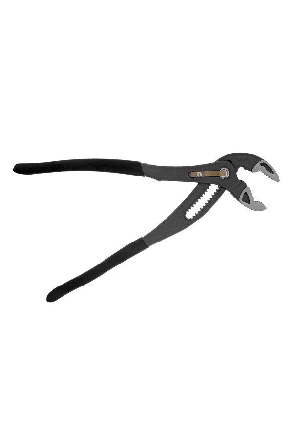 Клещи переставные, кнопочный механизм, обливные рукоятки, 300 мм Denzel