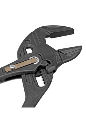 Клещи переставные, кнопочный механизм, обливные рукоятки, сантехнические, 250 мм Denzel