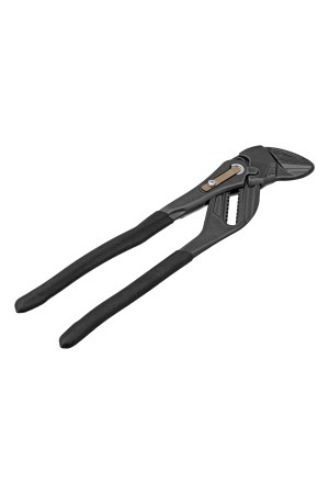 Клещи переставные, кнопочный механизм, обливные рукоятки, сантехнические, 250 мм Denzel