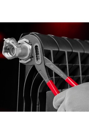 Клещи переставные 250 мм, хром-ванадий, обливные рукоятки Matrix