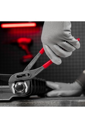 Клещи переставные 300 мм, хром-ванадий, обливные рукоятки Matrix