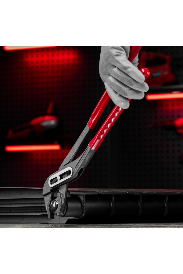 Клещи переставные 400 мм, хром-ванадий, обливные рукоятки Matrix