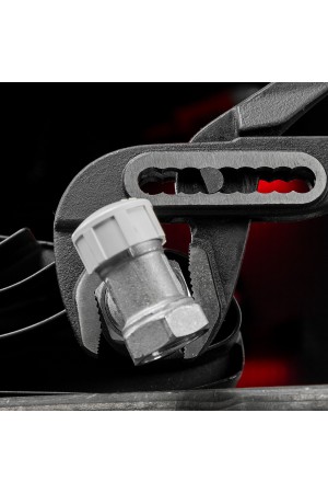 Клещи переставные 400 мм, хром-ванадий, обливные рукоятки Matrix