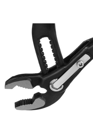 Клещи переставные 180 мм, кнопочный механизм, хром-ванадий, обливные рукоятки Matrix