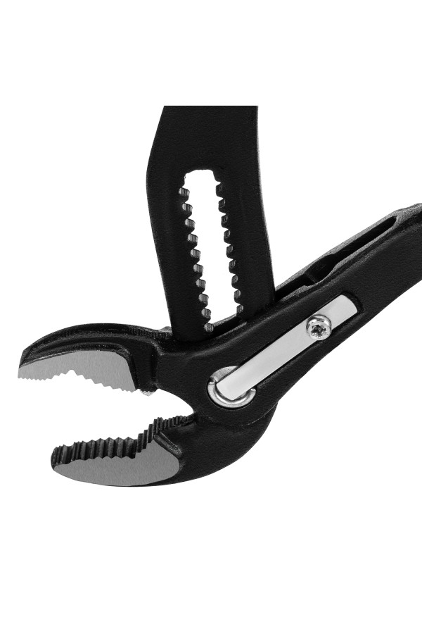 Клещи переставные 250 мм, кнопочный механизм, хром-ванадий, обливные рукоятки Matrix