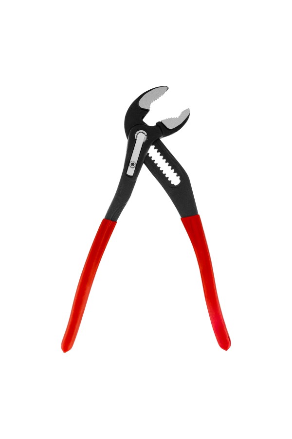 Клещи переставные 250 мм, кнопочный механизм, хром-ванадий, обливные рукоятки Matrix