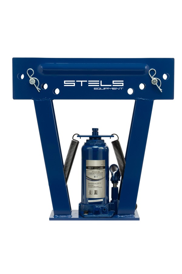 Трубогиб гидравлический, 8 т, в комплекте с башмаками 1/2-1, пластиковый кейс, Stels