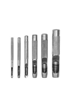 Набор пробойников для кожи 3 4 6 8 10 12.5 мм, 6 шт, чехол Сибртех