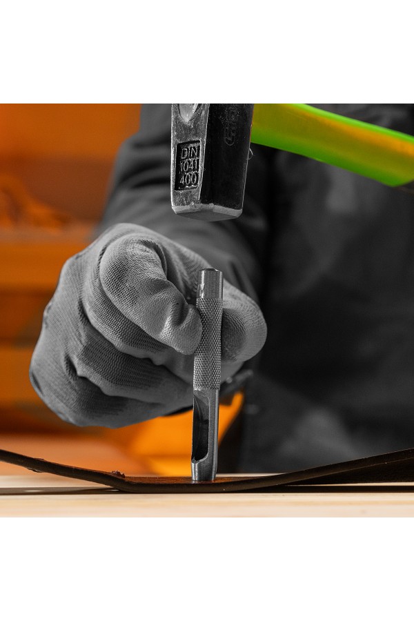 Набор пробойников для кожи 2 3 4 5 6 8 9 10 13 мм, 9 шт, чехол Сибртех