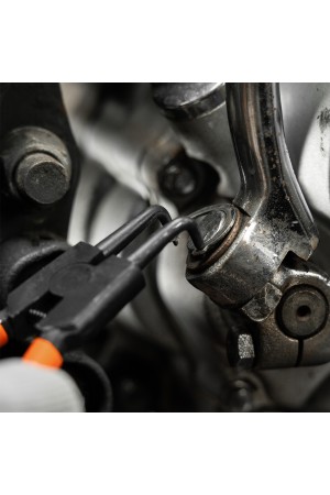 Съемник, 150 мм, для внешних стопорных колец, изогнутые губки (разжим) Sparta