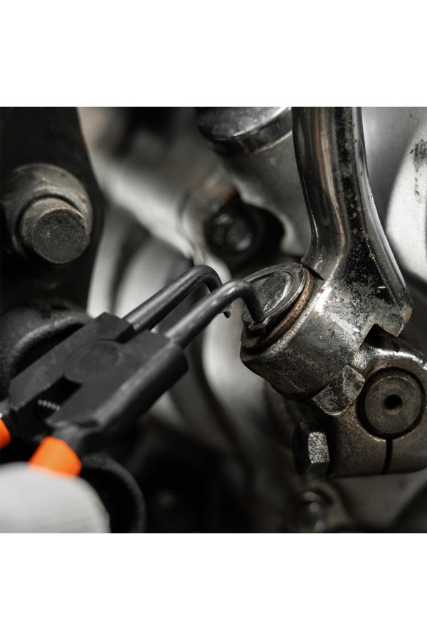 Съемник, 150 мм, для внешних стопорных колец, изогнутые губки (разжим) Sparta