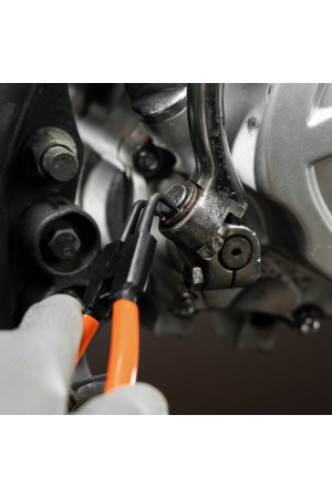 Съемник, 150 мм, для внешних стопорных колец, изогнутые губки (разжим) Sparta