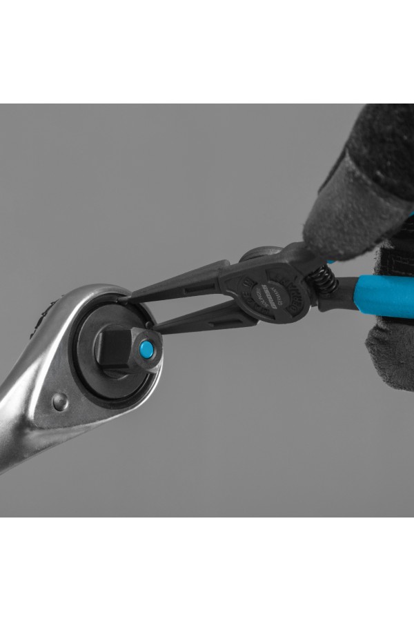 Съемник, 175 мм, для внешних стопорных колец (19-60 мм) прямые губки (разжим) Gross