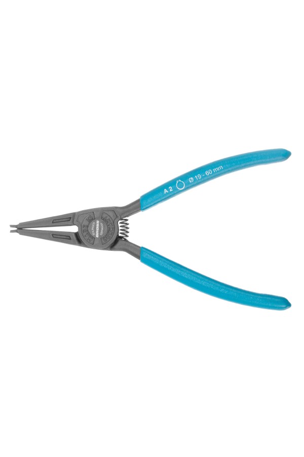 Съемник, 175 мм, для внешних стопорных колец (19-60 мм) прямые губки (разжим) Gross