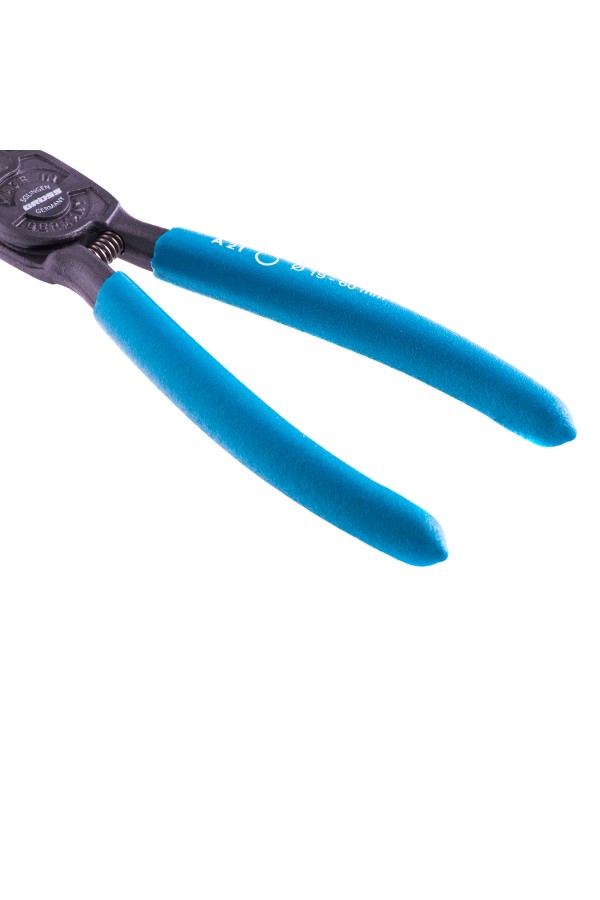 Съемник, 165 мм, для внешних стопорных колец (19-60 мм) изогнутые губки (разжим) Gross