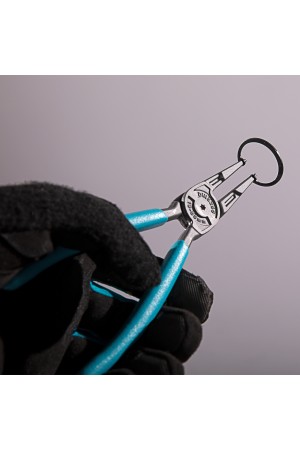 Съемник, 175 мм, для внутренних стопорных колец (19-60 мм), прямые губки (сжим) Gross