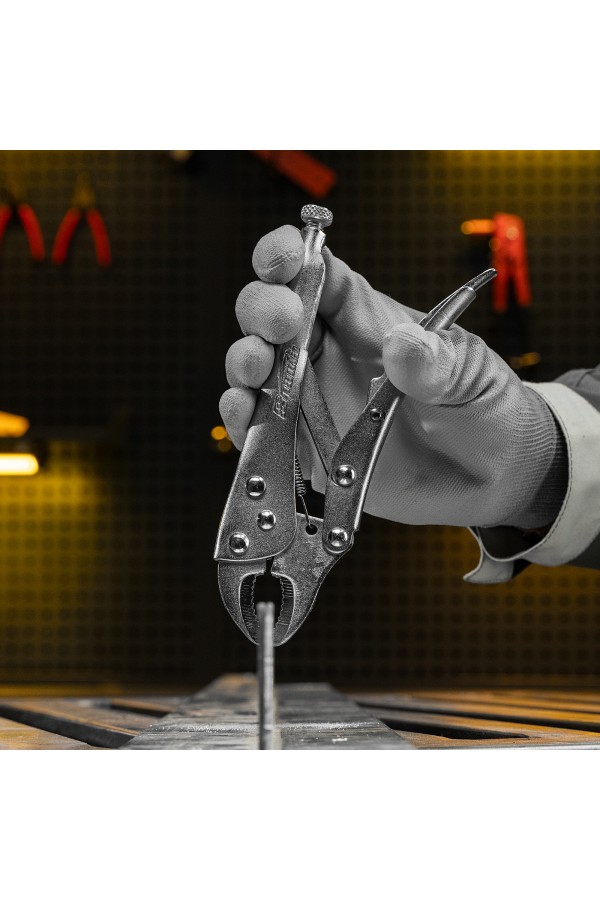 Зажим ручной, 180 мм, полукруглый захват Sparta