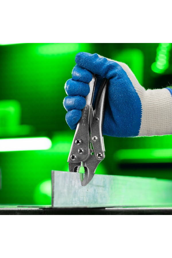 Зажим ручной, полукруглый захват, 180 мм Сибртех