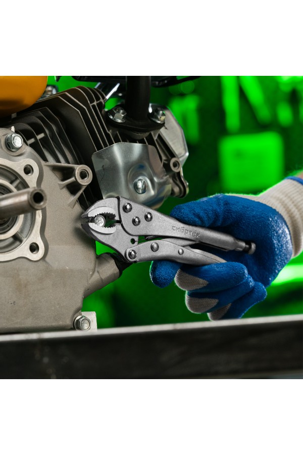 Зажим ручной, полукруглый захват, 180 мм Сибртех