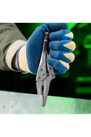 Зажим ручной, удлиненный захват, 170 мм// Сибртех