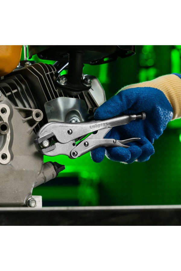 Зажим ручной, усиленный, плоский захват, 180 мм Сибртех