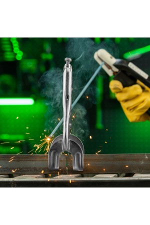 Зажим ручной, двойной, точечная фиксация, 225 мм// Сибртех