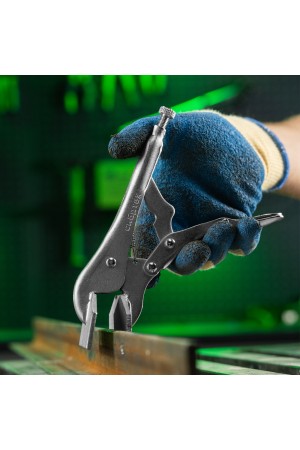 Зажим ручной, фиксация плоскости, 205 мм// Сибртех