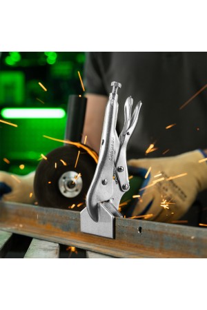 Зажим ручной, фиксация плоскости, 205 мм// Сибртех