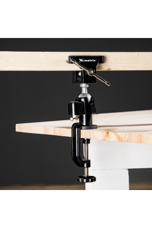 Тиски настольные, многофункциональные, сменная насадка, хомут для дрели, шарнирный механизм, 70 мм Matrix