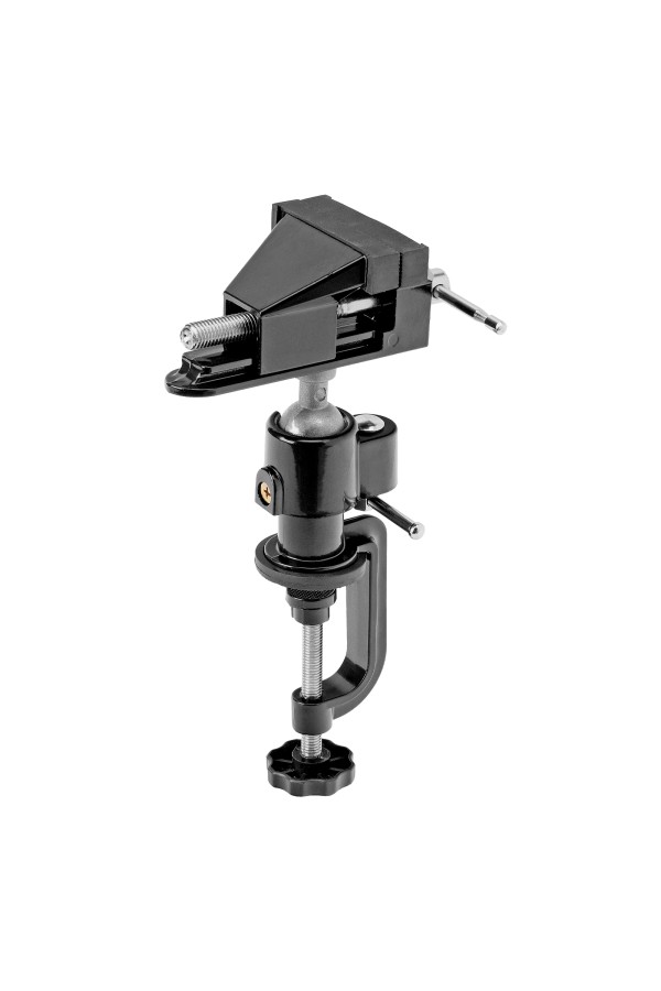 Тиски настольные, многофункциональные, сменная насадка, хомут для дрели, шарнирный механизм, 70 мм Matrix