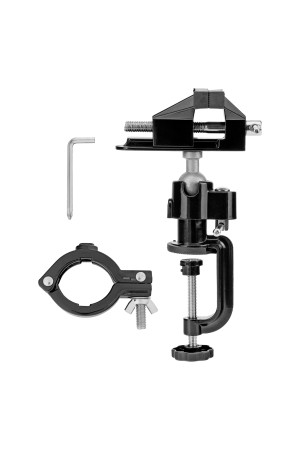 Тиски настольные, многофункциональные, сменная насадка, хомут для дрели, шарнирный механизм, 70 мм Matrix
