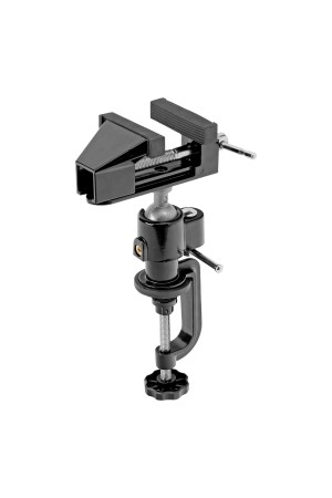 Тиски настольные, многофункциональные, сменная насадка, хомут для дрели, шарнирный механизм, 70 мм Matrix