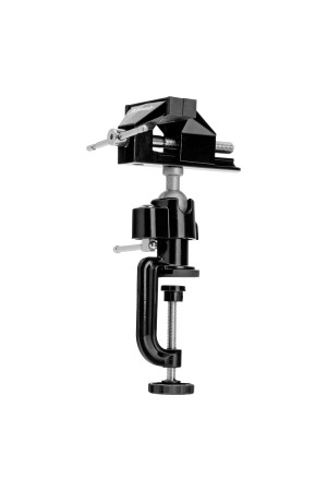 Тиски настольные, многофункциональные, сменная насадка, хомут для дрели, шарнирный механизм, 70 мм Matrix