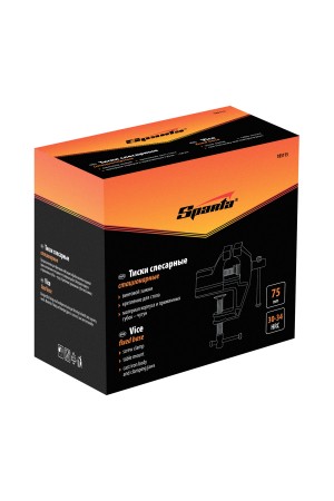 Тиски, 75 мм, крепление для стола Sparta