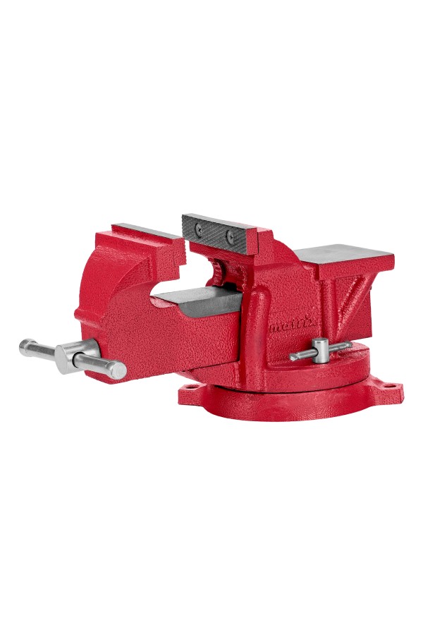 Тиски слесарные, 100 мм, поворотные, с наковальней Matrix
