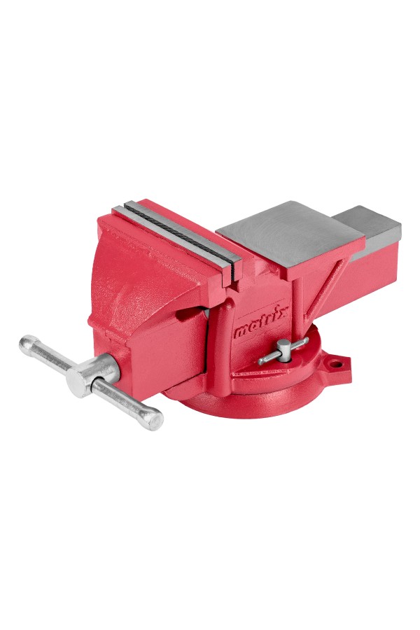 Тиски слесарные, 150 мм, поворотные, с наковальней Matrix
