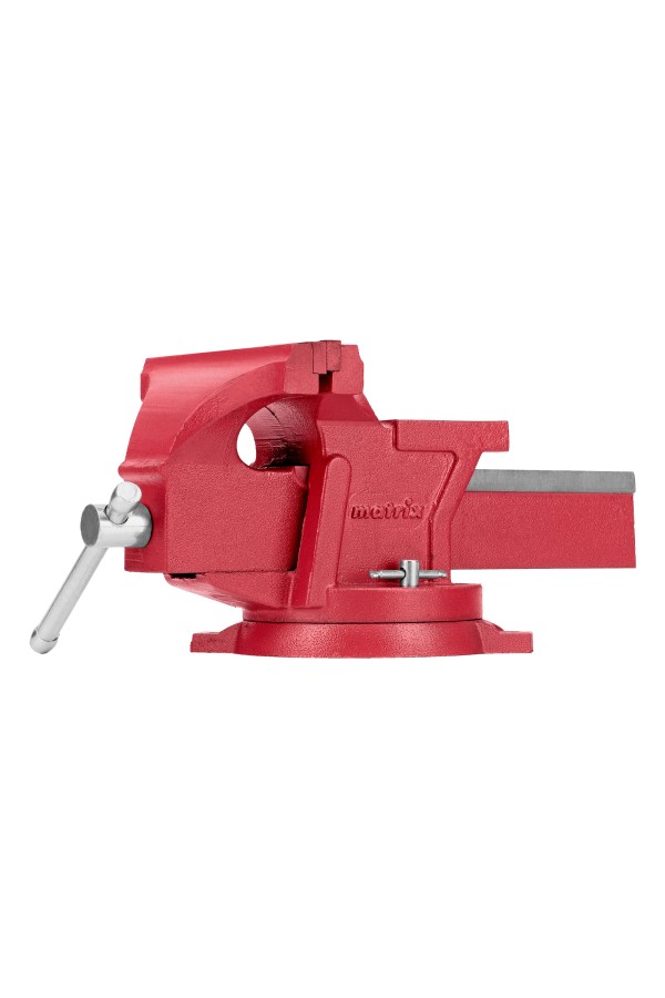 Тиски слесарные, 200 мм, поворотные, с наковальней Matrix