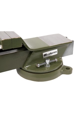 Тиски слесарные, 100 мм, стальные, поворотные// Сибртех