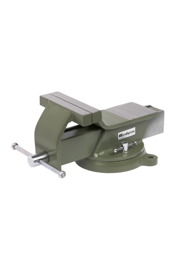 Тиски слесарные, 125 мм, стальные, поворотные Сибртех