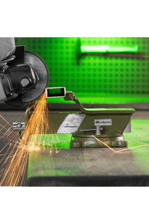 Тиски слесарные, 125 мм, стальные, поворотные// Сибртех