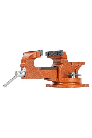 Тиски слесарные, 100 мм, поворотные, с наковальней Sparta