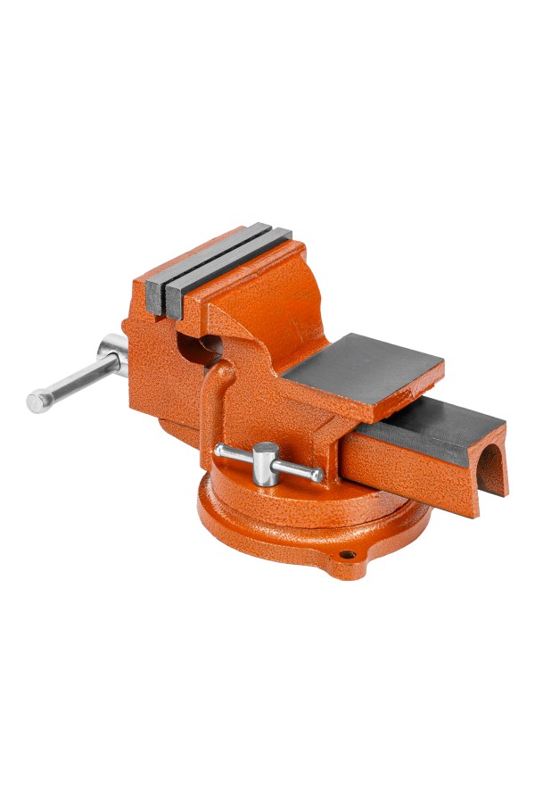 Тиски слесарные, 100 мм, поворотные, с наковальней Sparta