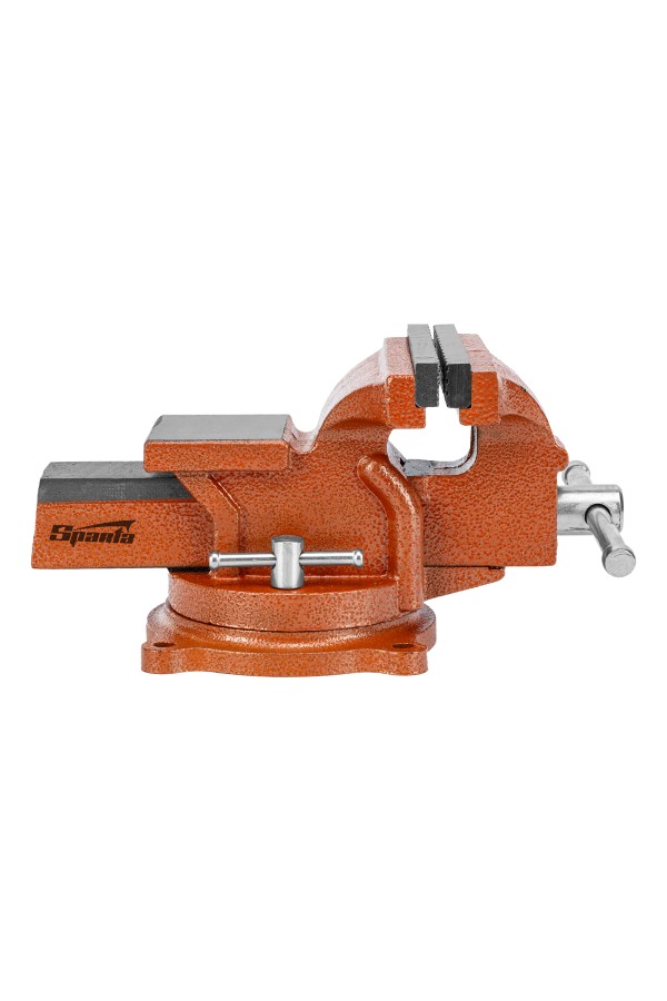 Тиски слесарные, 125 мм, поворотные, с наковальней Sparta