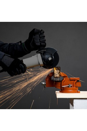 Тиски слесарные, 125 мм, поворотные, с наковальней Sparta