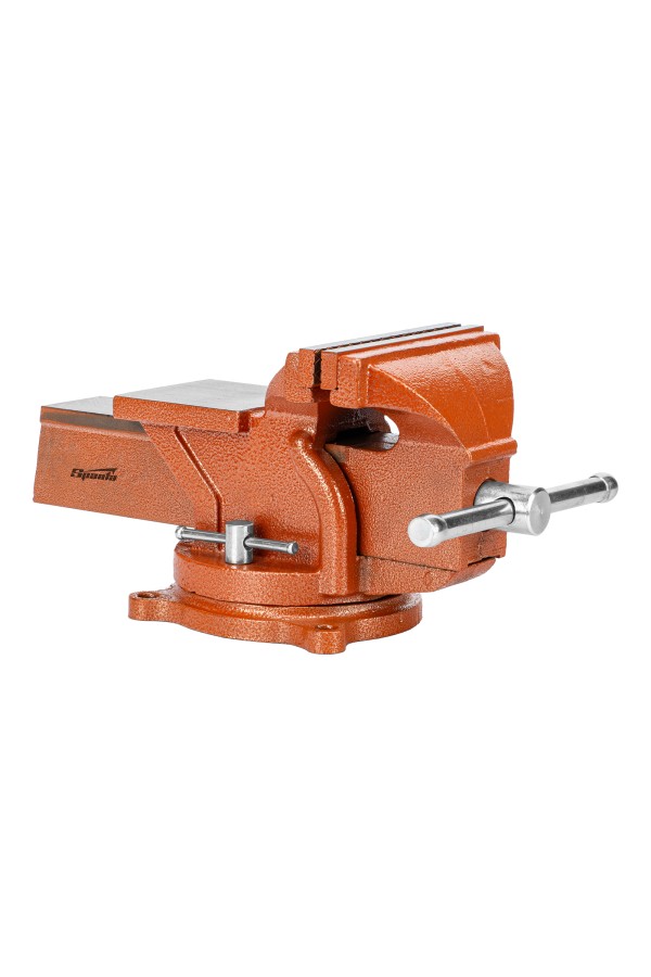 Тиски слесарные, 150 мм, поворотные, с наковальней Sparta