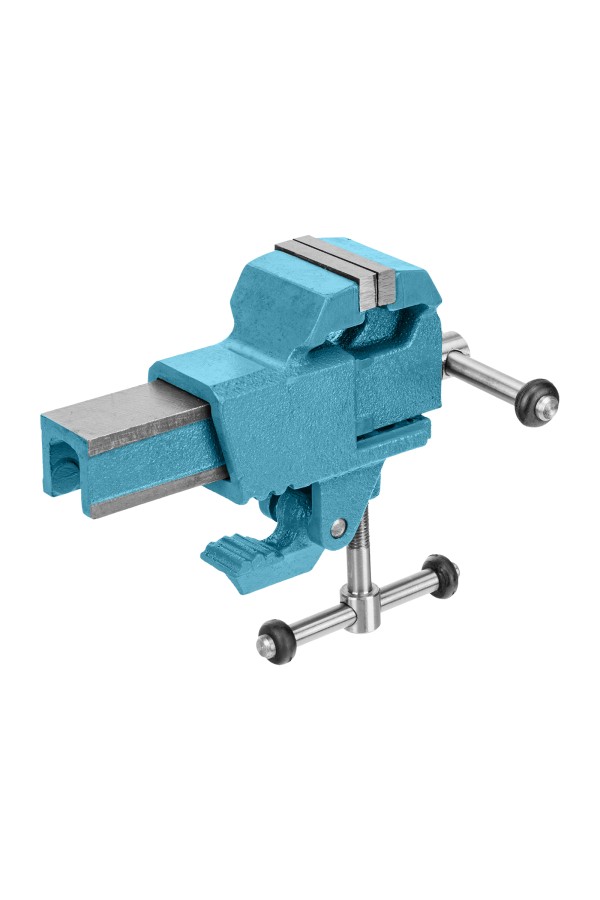 Тиски слесарные, 63 мм, крепление для стола, винтовой зажим (Глазов)