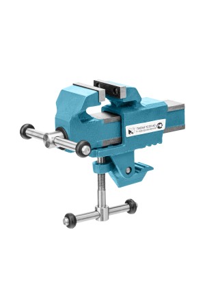 Тиски слесарные, 63 мм, крепление для стола, винтовой зажим (Глазов) Россия