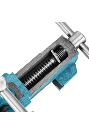 Тиски слесарные, 63 мм, крепление для стола, винтовой зажим (Глазов) Россия