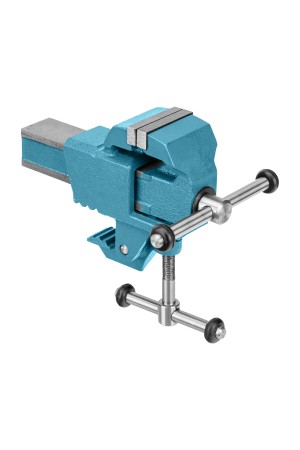 Тиски слесарные, 63 мм, крепление для стола, винтовой зажим (Глазов) Россия