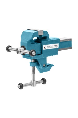 Тиски слесарные, 63 мм, крепление для стола, винтовой зажим (Глазов) Россия